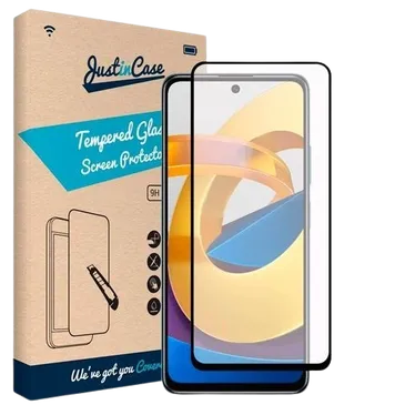Just in Case Verre Trempé Edge-to-Edge Protection d'écran Xiaomi Poco M4 Pro 5G