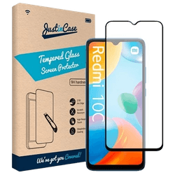 Just in Case Tempered Glass Edge to Edge Screenprotector Xiaomi Redmi 10c