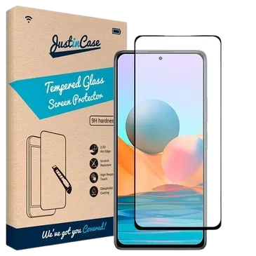 Just in Case Tempered Glass Edge to Edge Screenprotector Xiaomi Redmi Note 10 Pro