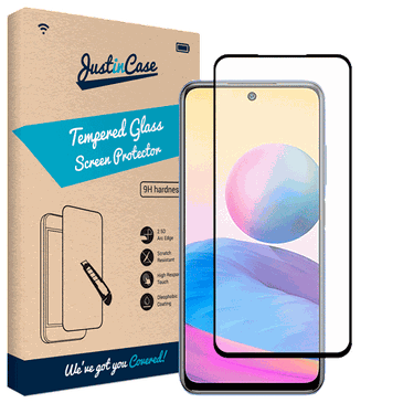Just in Case Cristal Templado Edge-to-Edge Protector de Pantalla Xiaomi Redmi Note 10/Redmi Note 10S