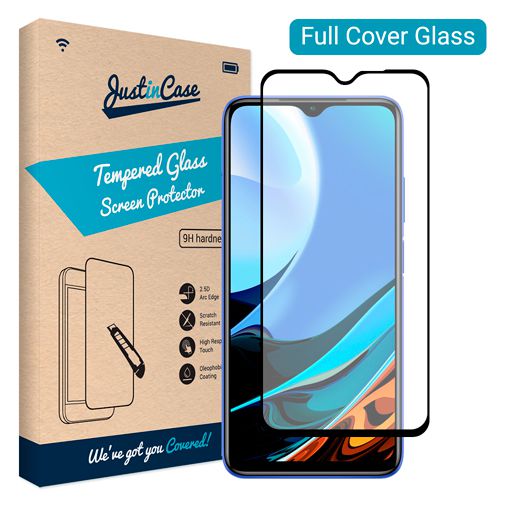 Just in Case Tempered Glass Edge To Edge Screenprotector Black Xiaomi ...