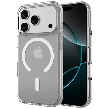 Just in Case Military Grade Plastic Back Cover Transparent Magnetic Apple iPhone 17 Pro
