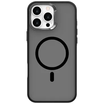 Just in Case Military Grade Plastic Back Cover Black Magnetic Apple iPhone 16 Pro