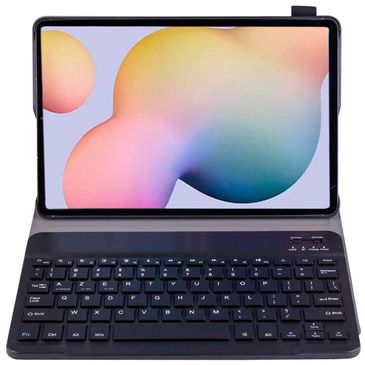 Just in Premium AZERTY Bluetooth Keyboard Case Black Samsung Galaxy Tab S7 - Belsimpel