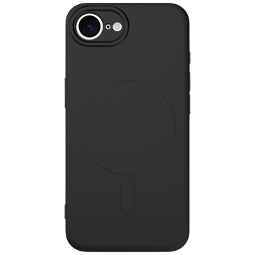 Just in Case Premium Liquid Color TPU Back Cover Black Magnetic Apple iPhone 16e