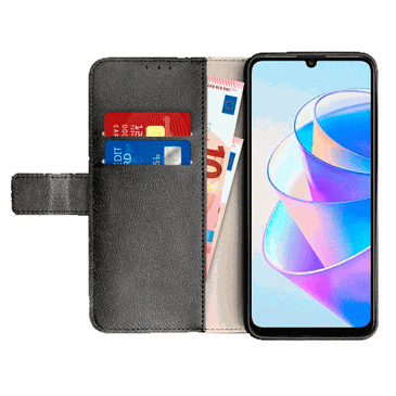 Just in Case Pu-Leather Book Case Black Honor X7a
