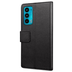 Just in Case PU-leather Book Case Black Motorola Edge 20