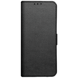 Just in Case Pu Lær Book Deksel Svart Motorola Edge 40