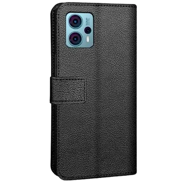 Just in Case Cuir Pu Book Coque Noir Motorola Moto G13