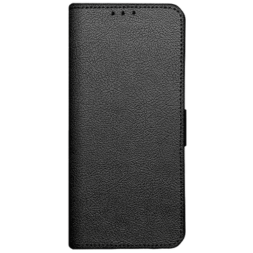 Just in Case Cuero Pu Book Funda Negro Motorola Moto E22 / E22i