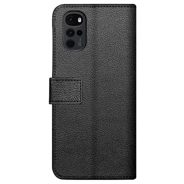 Just in Case Cuir Pu Book Coque Noir Motorola Moto G22