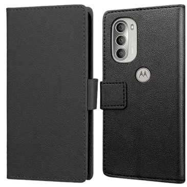 Just in Case PU-leer Book Case Noir Motorola Moto G51