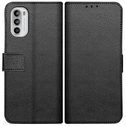 Just in Case PU-leather Book Case Black Motorola Moto G52
