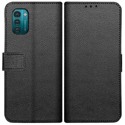 Just in Case PU-leather Book Case Black Nokia G11/G21
