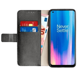 Just in Case Cuero PU Book Case Negro OnePlus Nord CE 2