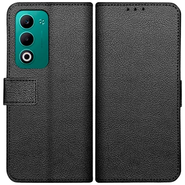 Just in Case Cuir PU Book Coque Noir OPPO A5/A5 5G