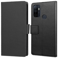 Just in Case PU-leather Book Case Black Oppo A53/A53s