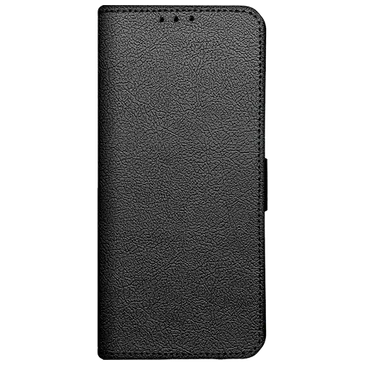 Just in Case Cuir Pu Book Coque Noir Poco F5