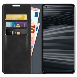 Just in Case Pu-Leather Book Case Black Realme GT2 Pro