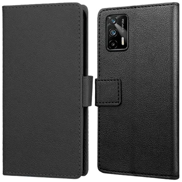 Just in Case Cuir PU Book Case Noir Realme GT
