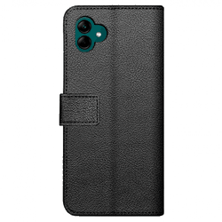 Just in Case Pu-Leather Book Case Black Samsung Galaxy A04