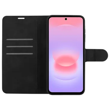 Just in Case PU-Leder Book Hülle Schwarz Samsung Galaxy A27 5G