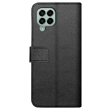 Just in Case Cuero Pu Book Funda Negro Samsung Galaxy M33