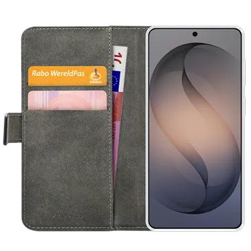 Just in Case PU-Leer Book Case Zwart Samsung Galaxy S26+