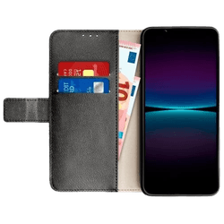 Just in Case Pu-Leather Book Case Black Sony Xperia 1 IV