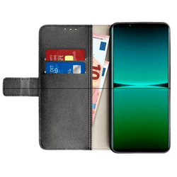 Just in Case Pu-Leather Book Case Black Sony Xperia 5 Iv