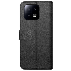 Just in Case Pu-Couro Book Capa Preto Xiaomi 13