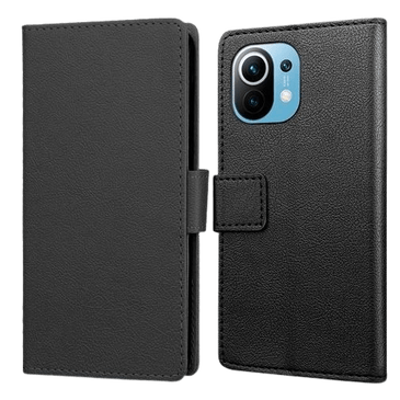Just in Case PU-leather Book Case Black Xiaomi Mi 11