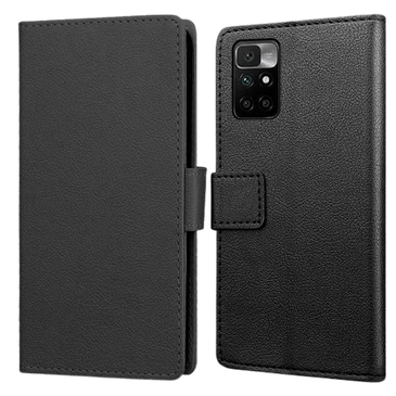 Just in Case PU-leather Book Case Black Xiaomi Redmi 10/10 (2022)