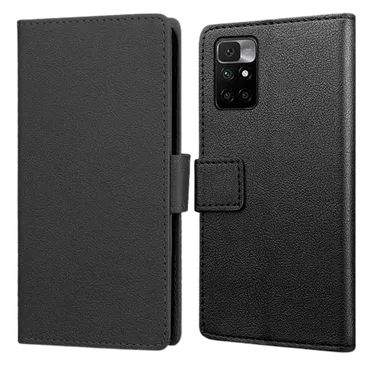 Just in Case PU-leather Book Case Black Xiaomi Redmi 10/10 (2022)