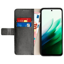 Just in Case PU-Leer Book Case Zwart Xiaomi Redmi 15/15 5G