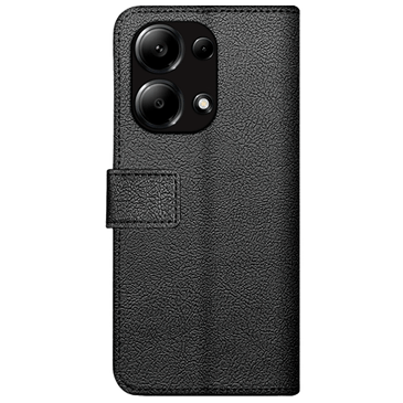 Just in Case Pu-Leather Book Case Black Xiaomi Redmi Note 13 Pro 5G