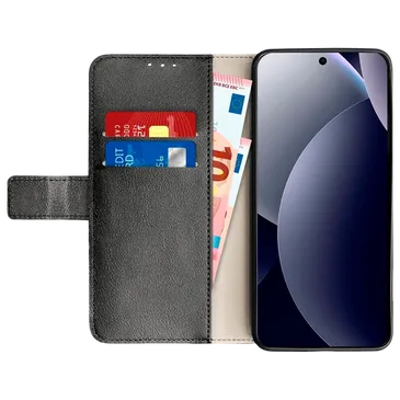 Just in Case PU-Leather Book Case Black Xiaomi Redmi Note 15 Pro 5G