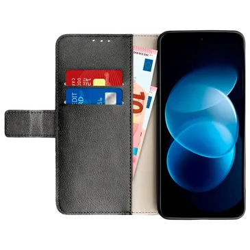 Just in Case PU-Leer Book Case Zwart Xiaomi Redmi Note 17 Pro 5G