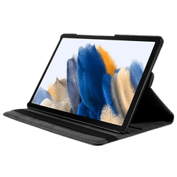 Just in Case Pu Lær Rotating 360 Book Deksel Svart Samsung Galaxy Tab A8
