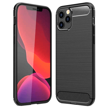 Just in Case Rugged TPU Back Cover Black Apple iPhone 12/12 Pro