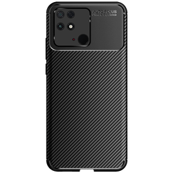 Just in Case Rugged TPU Back Cover Black Poco C40