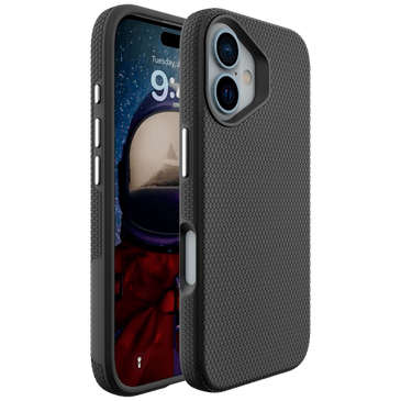 Just in Case Rugged TPU Back Cover Zwart Apple iPhone 16 Plus