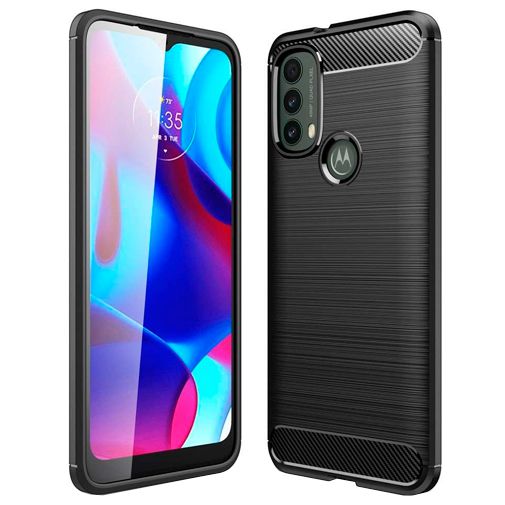 Just in Case Rugged TPU Back Cover Zwart Motorola Moto E20/E40 Belsimpel