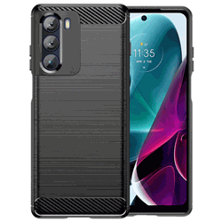 Just in Case Rugged TPU Back Cover Black Motorola Moto G200 5G