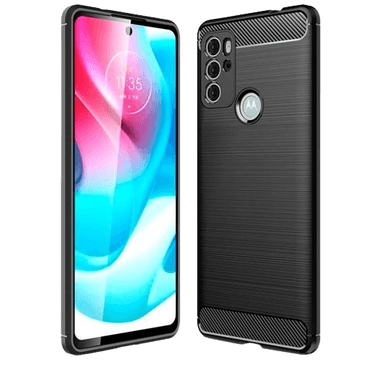 Just in Case Rugged TPU Back Cover Musta Motorola Moto G60s