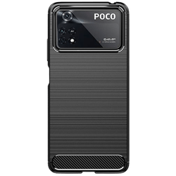 Just in Case Rugged TPU Back Cover Black Poco X4 Pro