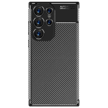 Just in Case Rugged TPU Back Cover Black Samsung Galaxy S23 Ultra