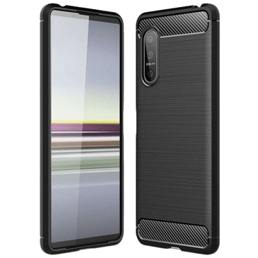 Just in Case Rugged TPU Back Cover Black Sony Xperia 10 III