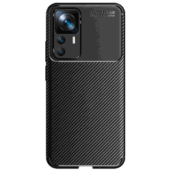 Just in Case Rugged TPU Back Cover Black Xiaomi 12T