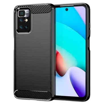 Just in Case Rugged TPU Back Cover Noir Xiaomi Redmi 10/10 (2022)